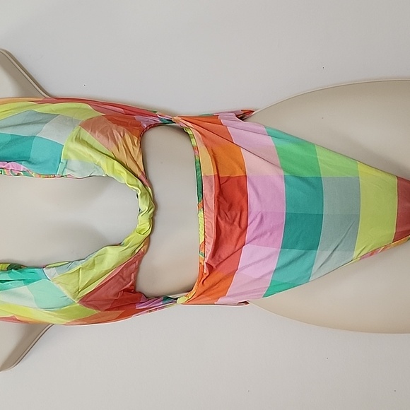 Farm Rio One-Piece Vibrant Multicolor Swimsuit Size Small - Picture 15 of 16